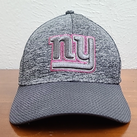 New Era 39THIRTY New York Giants x Breast Cancer Awareness Stretch Fit Ball Cap - Picture 1 of 16